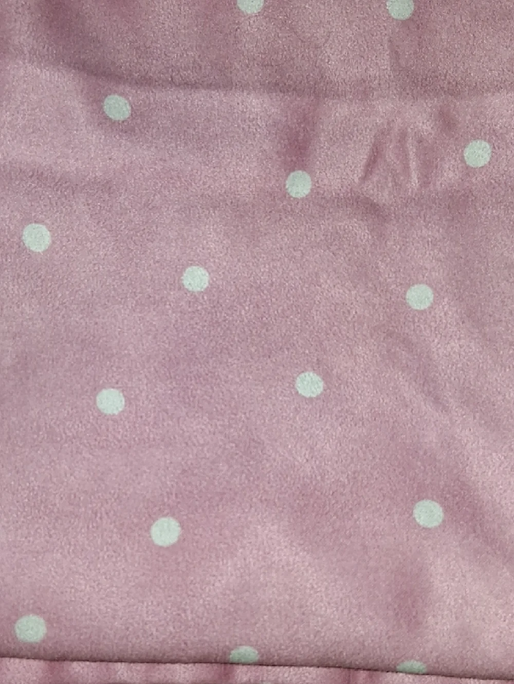Pink & White Polka Dot Curtain Panels Set of 4